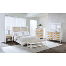 Coaster Furniture Bexhill 223471KW 56-inch Upholstered California King Panel Bed - White IMAGE 7