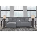  Signature Design by Ashley Modmax 65906S17 3 pc Power Reclining Sectional with Chaise IMAGE 2