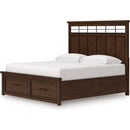 Signature Design by Ashley Taffenbrook B849B4 King Panel Storage Bed IMAGE 4