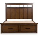 Signature Design by Ashley Taffenbrook B849B4 King Panel Storage Bed IMAGE 7