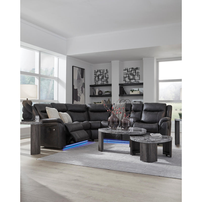  Signature Design by Ashley Sultan Meadow PC13001S1 2 pc Reclining Sectional IMAGE 12