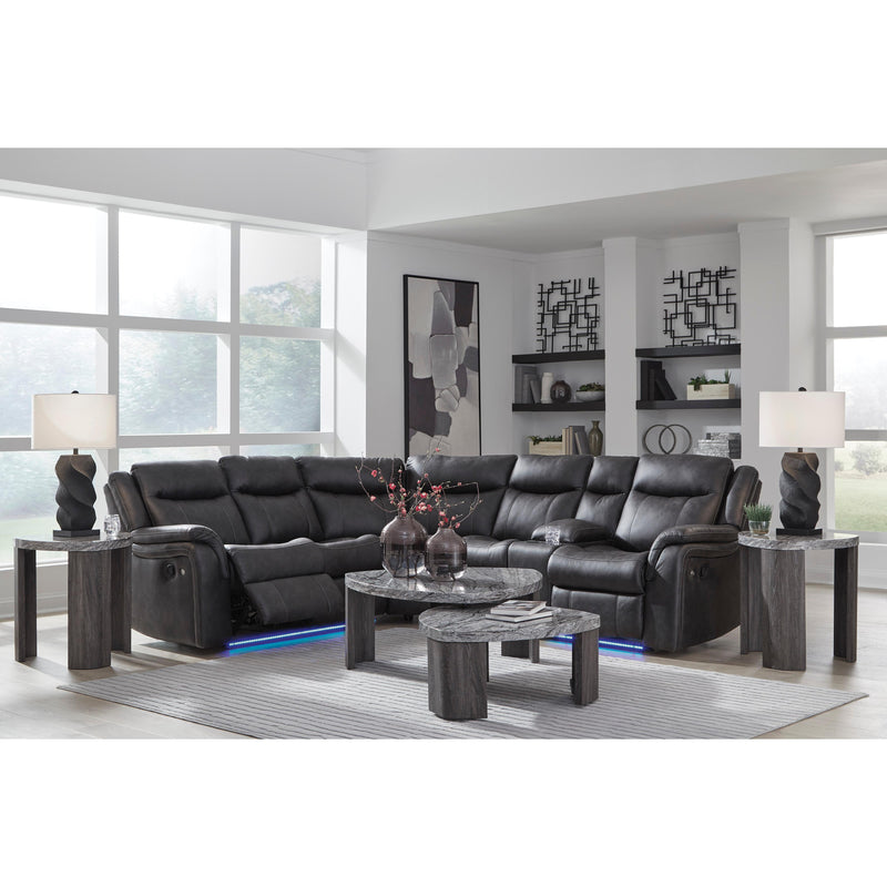  Signature Design by Ashley Sultan Meadow PC13001S1 2 pc Reclining Sectional IMAGE 13