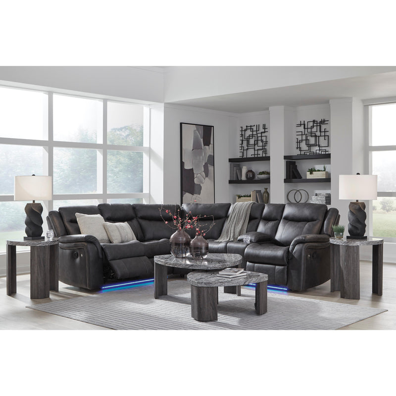  Signature Design by Ashley Sultan Meadow PC13001S1 2 pc Reclining Sectional IMAGE 14