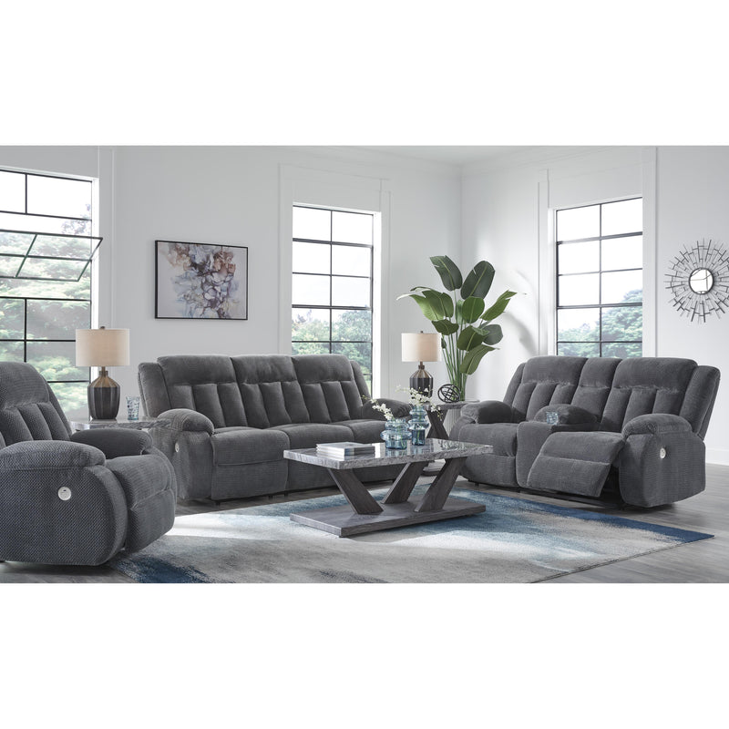  Signature Design by Ashley Observation PC2140596 Double Reclining Power Loveseat with Console IMAGE 10