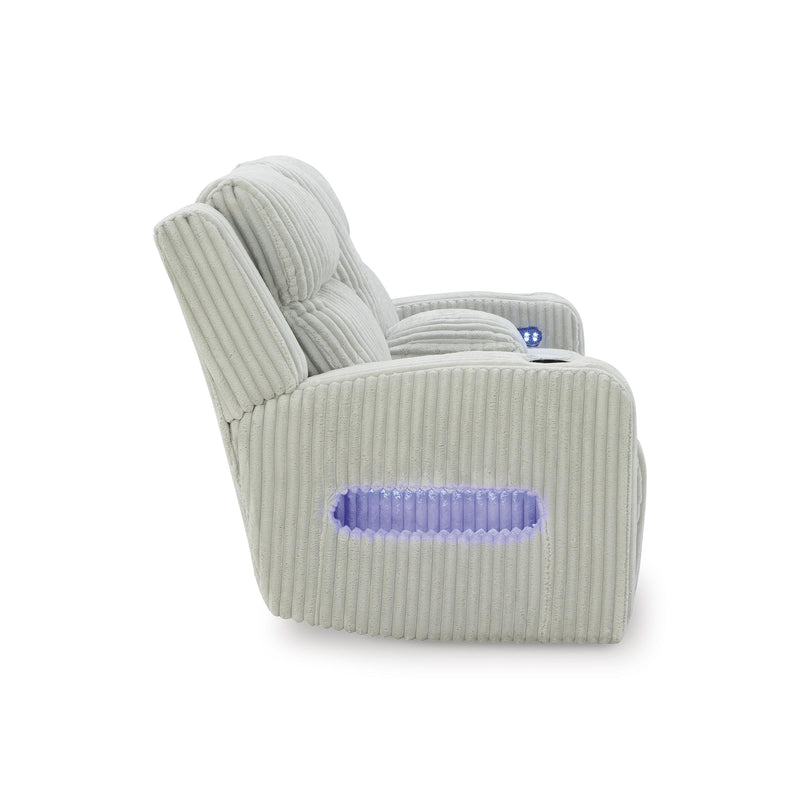  Signature Design by Ashley Forest Lake PC6420318 Power Reclining Loveseat with Console and Adjustable Headrest IMAGE 5