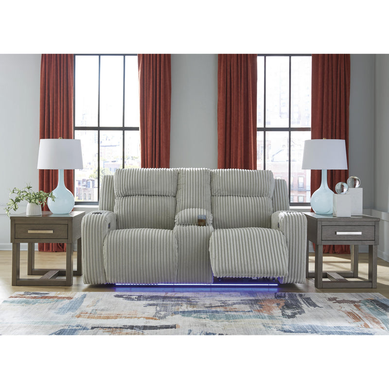  Signature Design by Ashley Forest Lake PC6420318 Power Reclining Loveseat with Console and Adjustable Headrest IMAGE 8
