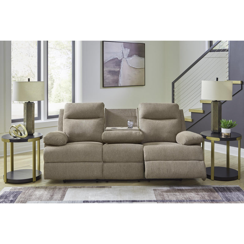  Signature Design by Ashley Side-Swipe PC9140589 Reclining Sofa with Drop Down Table IMAGE 8