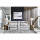  Signature Design by Ashley Social Pointe PC98802S3 3 pc Power Reclining Sectional IMAGE 2