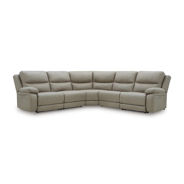  Signature Design by Ashley Narwhal Place PC99201S8 5 pc Power Reclining Sectional IMAGE 1