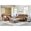 Signature Design by Ashley Knightington PCU1160018A Power Reclining Loveseat Audio Console IMAGE 14