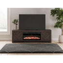 Signature Design by Ashley Cayboni W3789W1 71" TV Stand with Electric Fireplace IMAGE 3