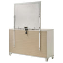 Coaster Furniture Olivia 224953M 6-Drawer Dresser and LED Mirror - Pearl White IMAGE 7