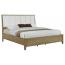 Coaster Furniture Granada 224921KE Upholstered Eastern King Panel Bed - Natural Pine IMAGE 2
