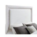 Coaster Furniture Marielle 224841KW California King Panel Upholstered Bed - Distressed White IMAGE 6