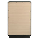 Coaster Furniture Cavelle 223665 5-Drawer Chest of Drawers - Black IMAGE 6