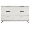 Coaster Furniture Sonora 224863 6-Drawer Bedroom Dresser - White IMAGE 2