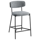Coaster Furniture Elison 182646 Counter Height Bar Stool - Grey IMAGE 1