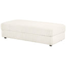 Coaster Furniture Emberson 508855 Upholstered Rectangular Storage Ottoman - Ivory IMAGE 7