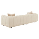 Coaster Furniture Winchester 503997 Boucle Upholstered Extra Long Sofa - Sand Pebble IMAGE 5