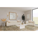 Coaster Furniture Winchester 503999 Boucle Upholstered Chair and a Half - Sand Pebble IMAGE 9