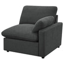 Coaster Furniture Collins 609531P Modular Power Sofa - Dark Grey IMAGE 6
