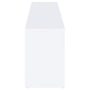 Coaster Furniture Laughlin 724113 4-door Engineered Wood 78-inch TV Stand - White IMAGE 5