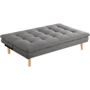 Coaster Furniture Scout 360045 Upholstered Tufted Convertible Sofa Bed - Grey IMAGE 2