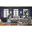 Fusion Furniture Nathan 51 2 pc Sectional - Porcelain IMAGE 2
