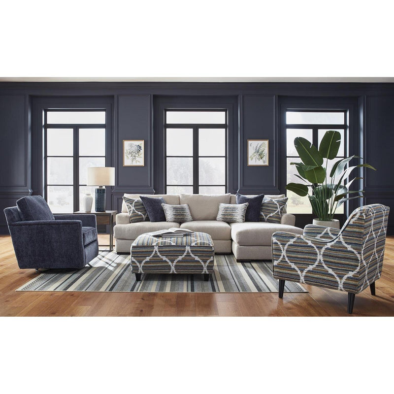 Fusion Furniture Nathan 51 2 pc Sectional - Porcelain IMAGE 2