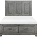 Homelegance Garretson 1450F-1* Full Platform Bed with Footboard Storage IMAGE 1