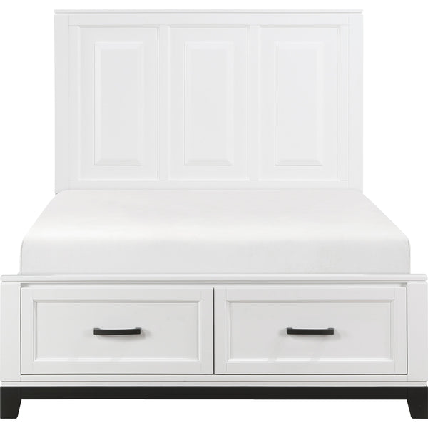 Homelegance Garretson 1450WHF-1* Full Platform Bed with Footboard Storage IMAGE 1