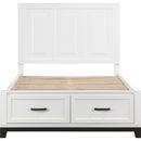 Homelegance Garretson 1450WHF-1* Full Platform Bed with Footboard Storage IMAGE 2