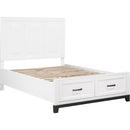 Homelegance Garretson 1450WHF-1* Full Platform Bed with Footboard Storage IMAGE 4