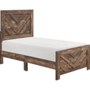Homelegance Corbin 1534NPT-1 Twin Bed IMAGE 1