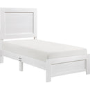 Homelegance Corbin 1534WHT-1 Twin Bed IMAGE 1