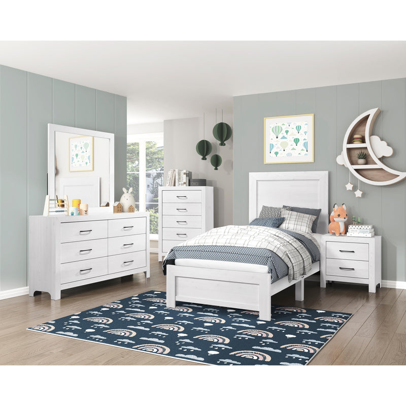 Homelegance Corbin 1534WHT-1 Twin Bed IMAGE 5