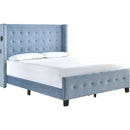 Homelegance SH2618BLU-1 Queen Panel Bed IMAGE 1