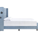 Homelegance SH2618BLU-1 Queen Panel Bed IMAGE 2