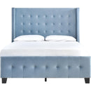 Homelegance SH2618BLU-1 Queen Panel Bed IMAGE 3