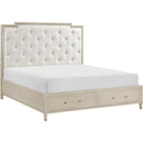 Homelegance Genoa 1312K-1EK* King Platform Bed with Storage Footboard IMAGE 1