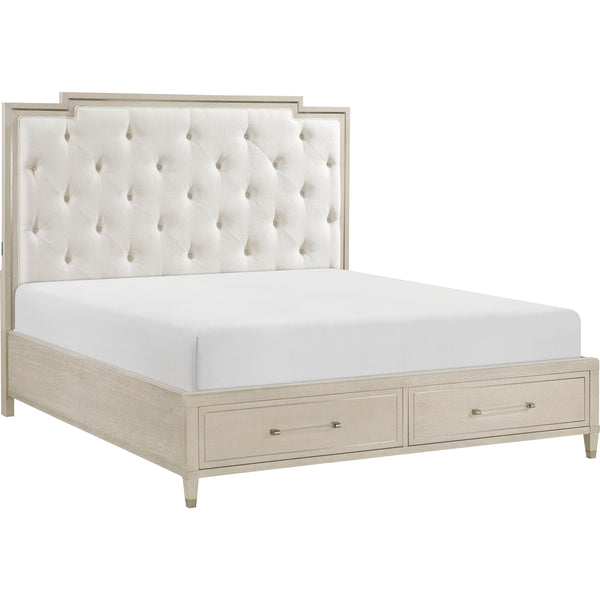 Homelegance Genoa 1312K-1EK* King Platform Bed with Storage Footboard IMAGE 1