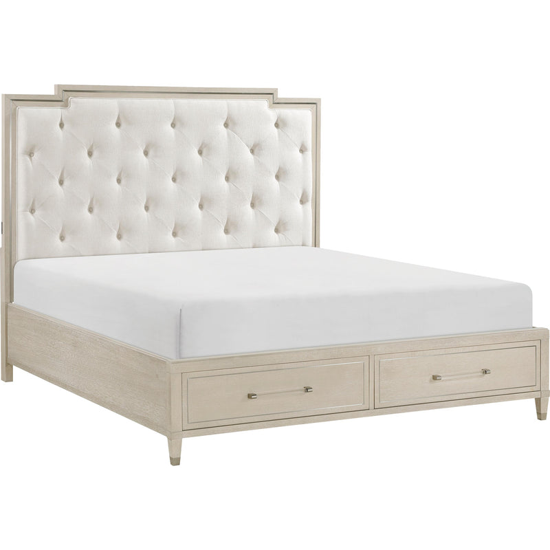 Homelegance Genoa 1312-1* Queen Platform Bed with Storage Footboard IMAGE 1
