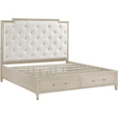 Homelegance Genoa 1312-1* Queen Platform Bed with Storage Footboard IMAGE 2