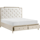 Homelegance Genoa 1312-1* Queen Platform Bed with Storage Footboard IMAGE 5