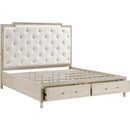Homelegance Genoa 1312-1* Queen Platform Bed with Storage Footboard IMAGE 6