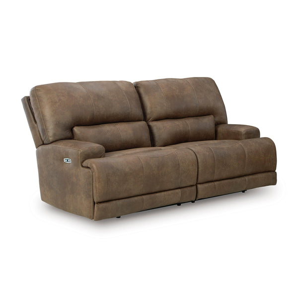  Signature Design by Ashley Beckley Place PC9180247 2 Seat Power Reclining Sofa with Adjustable Headrest IMAGE 1