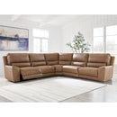  Signature Design by Ashley DeepWakes PCU62606S8 5 pc Power Reclining Sectional IMAGE 4