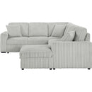 Coaster Furniture Devonshire 501208 Sleeper Sectional Sofa Storage Chaise - Grey IMAGE 8