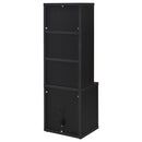 Coaster Furniture Westpark 802703 3-shelf Bookcase USB and Lockable Drawer - Black IMAGE 8