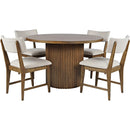 Jofran Round Auden Dining Table with Pedestal Base 2421-AUDEN48CSB/T IMAGE 6